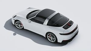 Exterior view of 911 Targa 4S seen from above