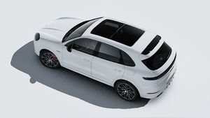 Exterior view of Cayenne S E-Hybrid Black Edition seen from above
