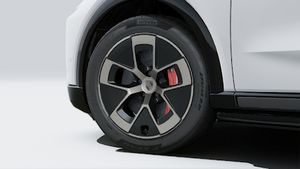 Exterior view of Cayenne Turbo Coupé Electric