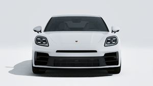 Exterior view of Panamera 4 showing the front of the car