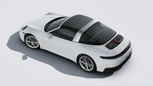 Vista esterna di 911 Targa 4S dall'alto