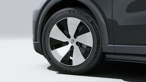 Vista dell'esterno di Cayenne Coupé Electric