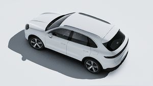 Exterior view of Cayenne E-Hybrid seen from above