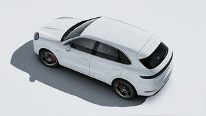 Exterior view of Cayenne Turbo E-Hybrid seen from above