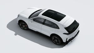 Exterior view of Cayenne Turbo Electric seen from above