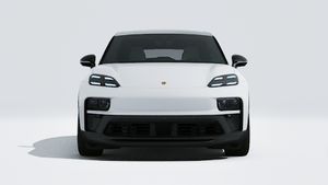Exterior view of Macan GTS Electric showing the front of the car