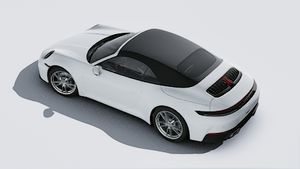 Exterior view of 911 Carrera Cabriolet seen from above