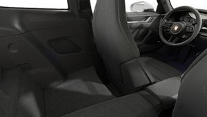 Interior view showing the back seats of 911 Carrera 4S