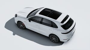 Exterior view of Cayenne S E-Hybrid Black Edition seen from above