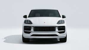 Exterior view of Cayenne S E-Hybrid Black Edition showing the front of the car