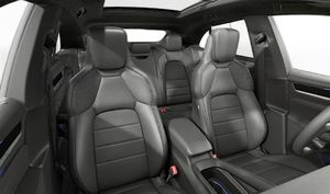 Interior view showing the front seats of Macan