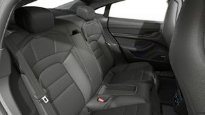 Interior view of Taycan 4S Black Edition