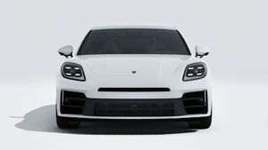 Exterior view of Panamera 4 E-Hybrid showing the front of the car