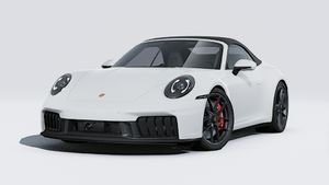 フロントと左サイドを示す 911 Carrera GTS Cabriolet の外観。