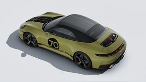 上から見た 911 Spirit 70 の外観