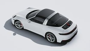上から見た 911 Targa 4S の外観