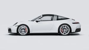 車体左側を示す 911 Targa 4S の外観