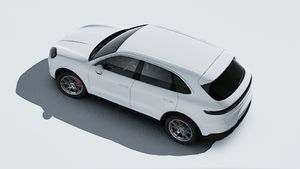 上から見た Cayenne S の外観