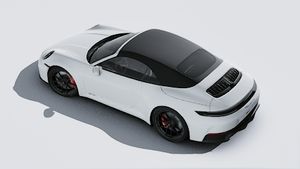 911 Carrera GTS Cabriolet의 익스테리어 탑 뷰