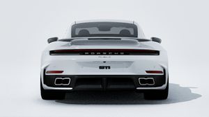 911 Turbo S의 익스테리어 후면 뷰