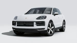 Cayenne E-Hybrid의 익스테리어 전면 및 좌측면 뷰