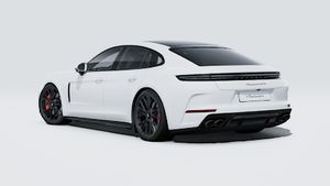 Panamera GTS의 익스테리어 후면 및 좌측면 뷰
