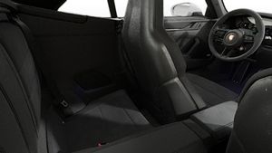 Interior view showing the back seats of 911 Carrera GTS Cabriolet