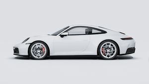 Exterior view of 911 Carrera 4S showing the left side of the car