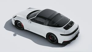 Exterior view of 911 Targa 4 GTS seen from above
