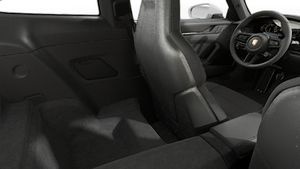 Interior view showing the back seats of 911 GT3 with Touring Package
