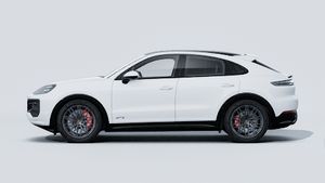 Exterior view of Cayenne GTS Coupé showing the left side of the car