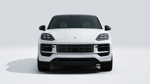 Exterior view of Cayenne Coupé Black Edition showing the front of the car