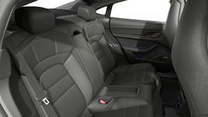 Interior view of Taycan 4S Black Edition