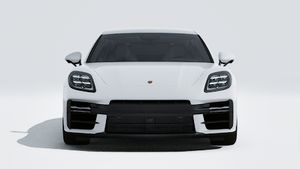 Exterior view of Panamera GTS showing the front of the car