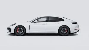 Exterior view of Panamera GTS showing the left side of the car