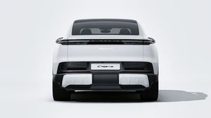 Внешний вид Cayenne S Coupé Electric с изображением задней части автомобиля