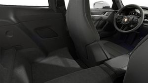 Interior view showing the back seats of 911 Carrera