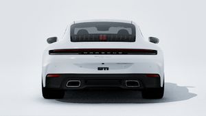 Exterior view of 911 Carrera showing the rear of the car
