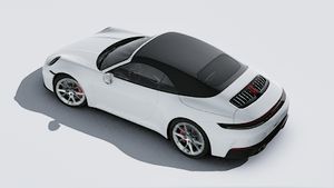 Exterior view of 911 Carrera 4S Cabriolet seen from above