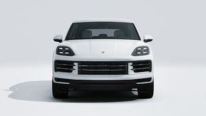 Exterior view of Cayenne E-Hybrid showing the front of the car