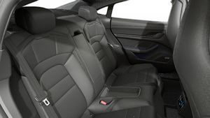 Interior view of Taycan 4 Black Edition