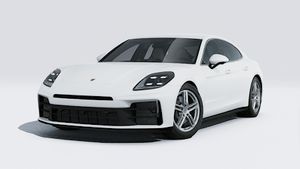 Exterior view of Panamera 4 showing the front and left side of the car