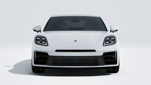 Exterior view of Panamera 4 E-Hybrid showing the front of the car