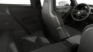 Interior view showing the back seats of 911 GT3 with Touring Package