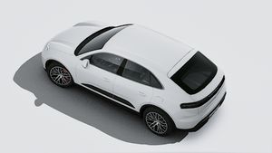 Exterior view of Macan 4S seen from above