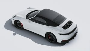 Išorinis 911 Carrera GTS Cabriolet vaizdas iš viršaus