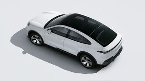 Išorinis Cayenne Coupé Electric vaizdas iš viršaus