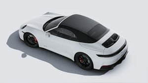 Außenansicht von 911 Carrera GTS Cabriolet von oben gesehen