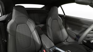 Vue intérieure montrant les sièges avant de 911 Carrera T Cabriolet