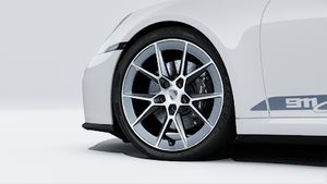 Vue extérieure du 911 Carrera T Cabriolet.